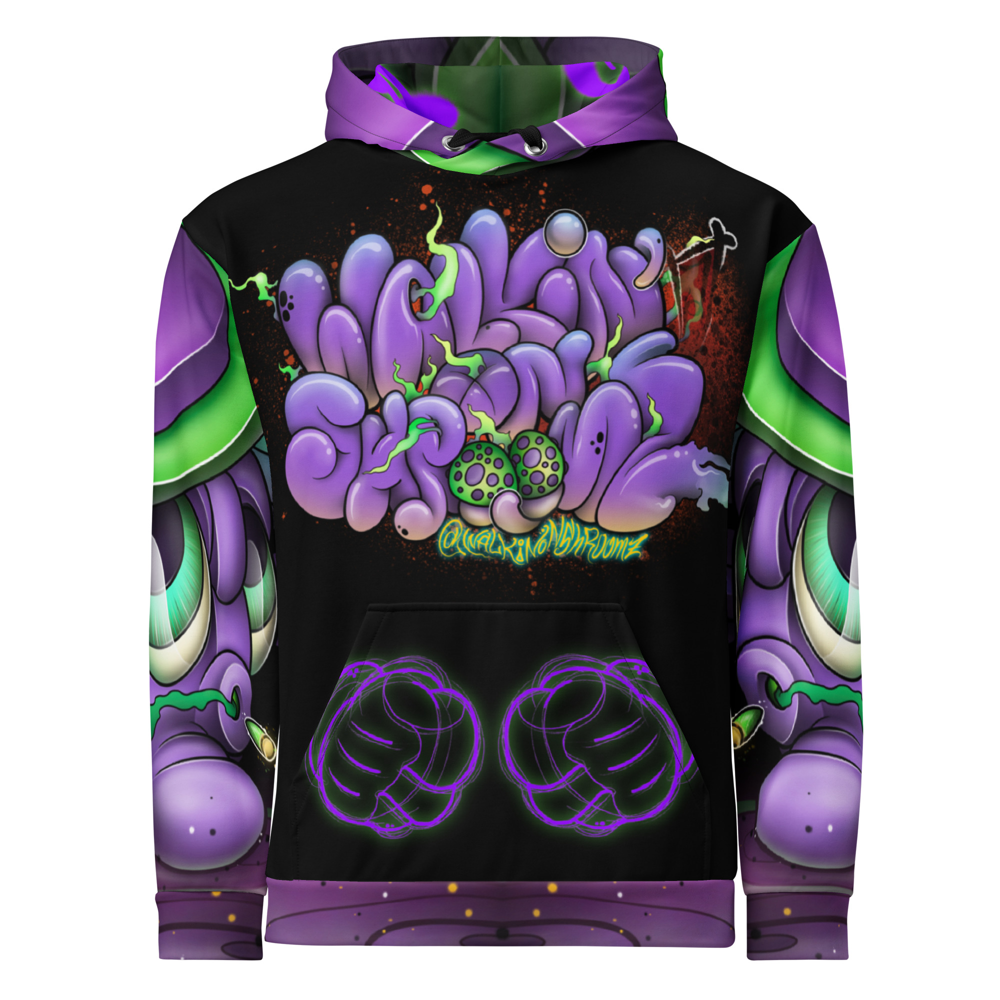 WalkinOnShroomz : Hoodie - Image 2